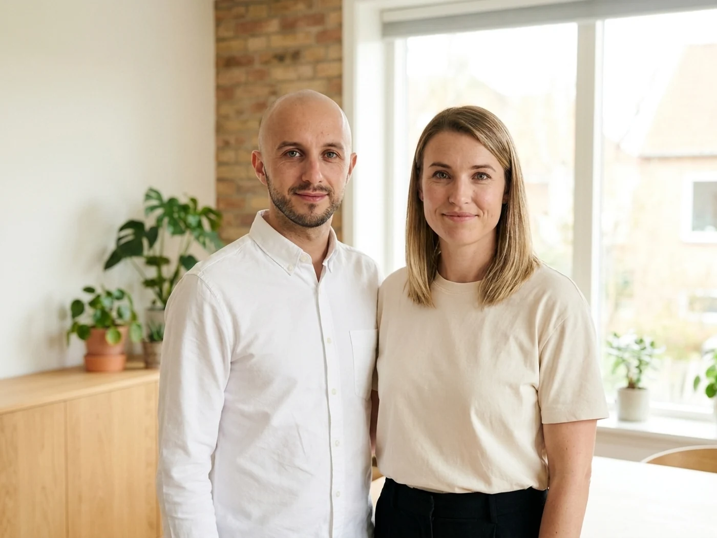 Sonja und Carlos von CASOA bei der Arbeit